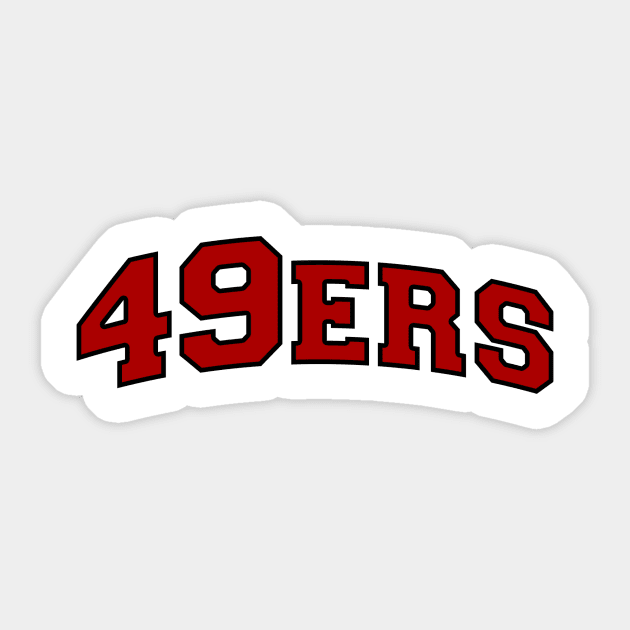 San Francisco 49ers Sticker by teakatir